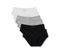 Amazon Essentials Culotte de Maternité en Coton et Microfibre Femme, Lot de 6, Blanc/Gris Chiné/Noir, 48