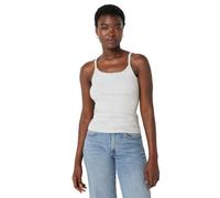 Amazon Essentials Débardeur Côtelé à Coupe Ajustée Femme, Gris Clair Chiné, XS