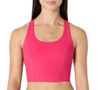 Amazon Essentials Débardeur Court pour la Gym et l’Entraînement Active Total Train, Dos Nageur, Soutien Moyen avec Soutien-Gorge Intégré Femme, Rose Incandescent, XL