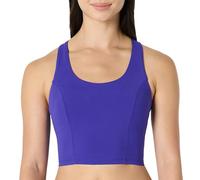 Amazon Essentials Débardeur Court pour la Gym et l’Entraînement Active Total Train, Dos Nageur, Soutien Moyen avec Soutien-Gorge Intégré Femme, Bleu Royal, XXL