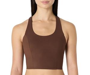 Amazon Essentials Débardeur Court pour la Gym et l’Entraînement Active Total Train, Dos Nageur, Soutien Moyen avec Soutien-Gorge Intégré Femme