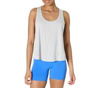 Amazon Essentials Débardeur d’Entraînement et de Yoga à Emmanchures Larges et Dos Nageur en Coton Doux Adapté aux Activités Physiques, Coupe Décontractée Femme, Gris Clair Chiné, XS