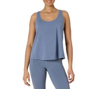 Amazon Essentials Débardeur d’Entraînement et de Yoga à Emmanchures Larges et Dos Nageur en Coton Doux Adapté aux Activités Physiques, Coupe Décontractée Femme, Gris Ardoise, L