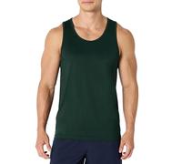 Amazon Essentials Débardeur de Sport Léger Stretch Active Quick Dry Homme, Vert Foncé, XS