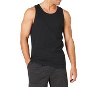 Amazon Essentials Débardeur de Sport Léger, Tissu Technique et Extensible qui Évacue l’Humidité et Sèche Rapidement Homme, Noir, L