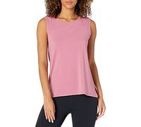 Amazon Essentials Débardeur de Yoga en Coton Doux, Coupe Décontractée (Disponible en Grandes Tailles) Femme, Rose Blush, XXL Grande taille