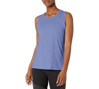 Amazon Essentials Débardeur de Yoga en Coton Doux, Coupe Décontractée (Disponible en Grandes Tailles) Femme, Bleu Clair Délavé, M
