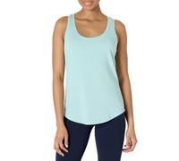 Amazon Essentials Débardeur de Yoga Léger à Encolure Dégagée et Dos Nageur, en Coton Doux Adapté aux Activités Physiques, Coupe Décontractée Femme, Bleu Clair, XL
