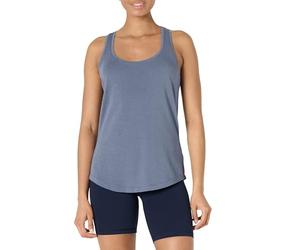 Amazon Essentials Débardeur de Yoga Léger à Encolure Dégagée et Dos Nageur, en Coton Doux Adapté aux Activités Physiques, Coupe Décontractée Femme, Gris Ardoise, XL