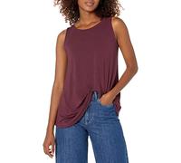 Amazon Essentials Débardeur Fluide (Grandes Tailles Disponibles) Femme, Bordeaux, XS