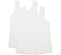 Amazon Essentials Débardeur grande taille Femme, Lot de 2, Blanc, 3XL Grande taille