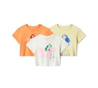 Amazon Essentials Disney Ensembles de T-Shirts Fille, Lot de 3, Aventure Vaiana, 3 ans