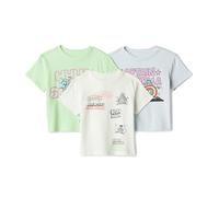Amazon Essentials Disney Ensembles de T-Shirts Garçon, Lot de 3, Logos Marvel, 10 ans