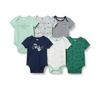 Amazon Essentials Disney | Marvel | Star Wars Body à Manches Courtes Mixte Bébé, Lot de 6, Star wars Enfant, 6-9 mois
