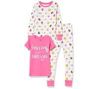 Amazon Essentials Disney | Marvel | Star Wars Ensemble De Pyjama, 3 Pièces (Anciennement Spotted Zebra) Fille, Points/Princesse, 3 Ans