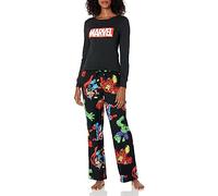 Amazon Essentials Disney | Marvel | Star Wars Ensembles de Pyjama en Flanelle Femme, Marvel Avengers - Womens Flannel, XS