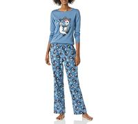 Amazon Essentials Disney | Marvel | Star Wars Ensembles de Pyjama en Flanelle Femme, Nightmare Santa Jack - Womens, L