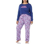 Amazon Essentials Disney | Marvel | Star Wars Ensembles de Pyjama en Flanelle Femme, Star Wars Logo Leia - Womens, XXL