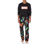 Amazon Essentials Disney | Marvel | Star Wars Ensembles de Pyjama en Flanelle Homme, Marvel Avengers - Mens Flannel, XS