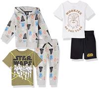 Amazon Essentials Disney | Marvel | Star Wars Ensembles de vêtements Garçon, Lot de 5, Star Wars Wookiee, 4 Ans