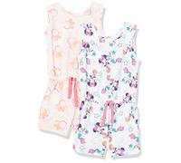 Amazon Essentials Disney | Marvel | Star Wars | Frozen | Princess Combinaison sans Manche en Maille Fille, Lot de 2, Minnie/Plage, 2 Ans