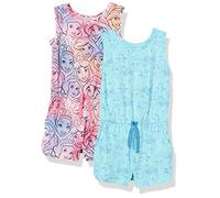 Amazon Essentials Disney | Marvel | Star Wars | Frozen | Princess Combinaison sans Manche en Maille Fille, Lot de 2, Princesse/Amitié, 4 Ans