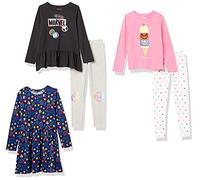 Amazon Essentials Disney | Marvel | Star Wars | Frozen | Princess Ensembles de vêtements à coordonner à volonté Fille, Lot de 5, Imprimé Icônes Marvel, 9 Ans