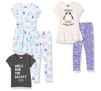 Amazon Essentials Disney | Marvel | Star Wars | Frozen | Princess Ensembles de vêtements à coordonner à volonté Fille, Lot de 5, Star Wars/Pingouin, 10 ans