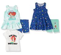 Amazon Essentials Disney | Marvel | Star Wars | Frozen | Princess Ensembles de vêtements à coordonner à volonté Fille, Lot de 5, Sirène, 9 Ans