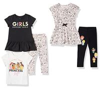 Amazon Essentials Disney | Marvel | Star Wars | Frozen | Princess Ensembles de vêtements à coordonner à volonté Fille, Lot de 5, Princesse, 10 Ans