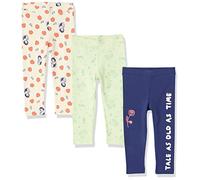 Amazon Essentials Disney | Marvel | Star Wars | Frozen | Princess Legging Fille, Lot de 3, Princesses Disney, 6-7 Ans
