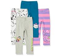 Amazon Essentials Disney | Marvel | Star Wars | Frozen | Princess Legging Fille, Lot de 4, Disney Cats and Dogs, 10 Ans