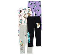 Amazon Essentials Disney | Marvel | Star Wars | Frozen | Princess Legging Fille, Lot de 4, Star Wars Ewoks, 8 Ans