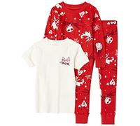 Amazon Essentials Disney | Marvel | Star Wars Lot de Pyjamas en Coton, Coupe Ajustée Bébé Garçon, Lot de 3, Nightmare Valentine - Kids, 12 mois