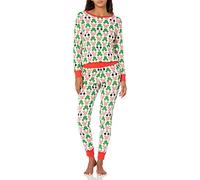 Amazon Essentials Disney | Marvel | Star Wars Lot de Pyjamas en Coton, Coupe Ajustée Femme, Mickey - Womens Snug-fit, S