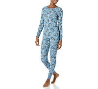 Amazon Essentials Disney | Marvel | Star Wars Lot de Pyjamas en Coton, Coupe Ajustée Femme, Nightmare Santa Jack - Womens Snug-fit, M