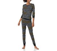 Amazon Essentials Disney | Marvel | Star Wars Lot de Pyjamas en Coton, Coupe Ajustée Femme, Star Wars Logo - Womens Snug-fit, L