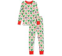 Amazon Essentials Disney | Marvel | Star Wars Lot de Pyjamas en Coton, Coupe Ajustée Garçon, Mickey Holiday - Baby And Kids, 8 ans
