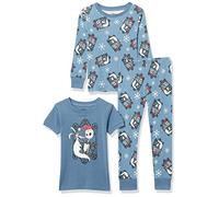 Amazon Essentials Disney | Marvel | Star Wars Lot de Pyjamas en Coton, Coupe Ajustée Mixte Enfante, Nightmare Santa Jack, 11-12 Ans