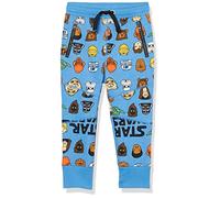 Amazon Essentials Disney | Marvel | Star Wars Pantalon de Jogging avec Poches Zippées, en Molleton (Déjà Spotted Zebra) Garçon, Star Wars Hello Friend, 2 Ans
