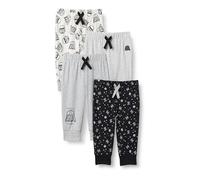 Amazon Essentials Disney | Marvel | Star Wars Pantalons Bébé Garçon, Lot de 4, Star Wars Petit Trooper, 0-3 Mois