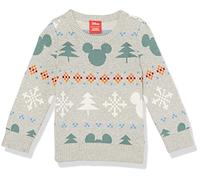 Amazon Essentials Disney | Marvel | Star Wars | Princess Pulls ras-du-cou Fille, Mickey Fair Isle - Girls, 6-7 ans