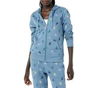 Amazon Essentials Disney | Marvel | Star Wars | Princess Sweat-Shirts à Capuche avec Fermeture Éclair intégrale (Grandes Tailles Disponibles) Femme, Imprimé Panthère Noire Marvel, XXL