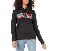Amazon Essentials Disney | Marvel | Star Wars | Princess Sweat-Shirts à Capuche en Polaire (Grandes Tailles Disponibles) Femme, Logo Personnage Marvel, XL