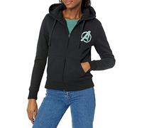 Amazon Essentials Disney | Marvel | Star Wars | Princess Sweats à Capuche avec Fermeture éclair intégrale et Doublure en Polaire Sherpa Femme, Avengers Logo, XL