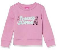 Amazon Essentials Disney | Marvel | Star Wars | Princess Sweatshirt en Polaire à col Rond Fille, Princess Jasmine, 8 Ans