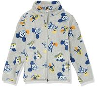 Amazon Essentials Disney | Marvel | Star Wars | Princess Veste molletonnée en Polaire avec Fermeture éclair intégrale Fille, Mickey et Ses Amis, 6-7 Ans