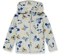 Amazon Essentials Disney | Marvel | Star Wars | Princess Vestes à Capuche en Polaire avec Fermeture éclair intégrale Fille, Mickey et Ses Amis, 8 Ans
