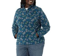 Amazon Essentials Disney | Marvel | Star Wars | Princess Vestes molletonnées en polaire à quart de zip Femme, Logo Star wars, XXL