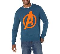 Amazon Essentials Disney | Marvel | Star Wars Pulls à col rond Homme, Avengers Logo - Mens, S